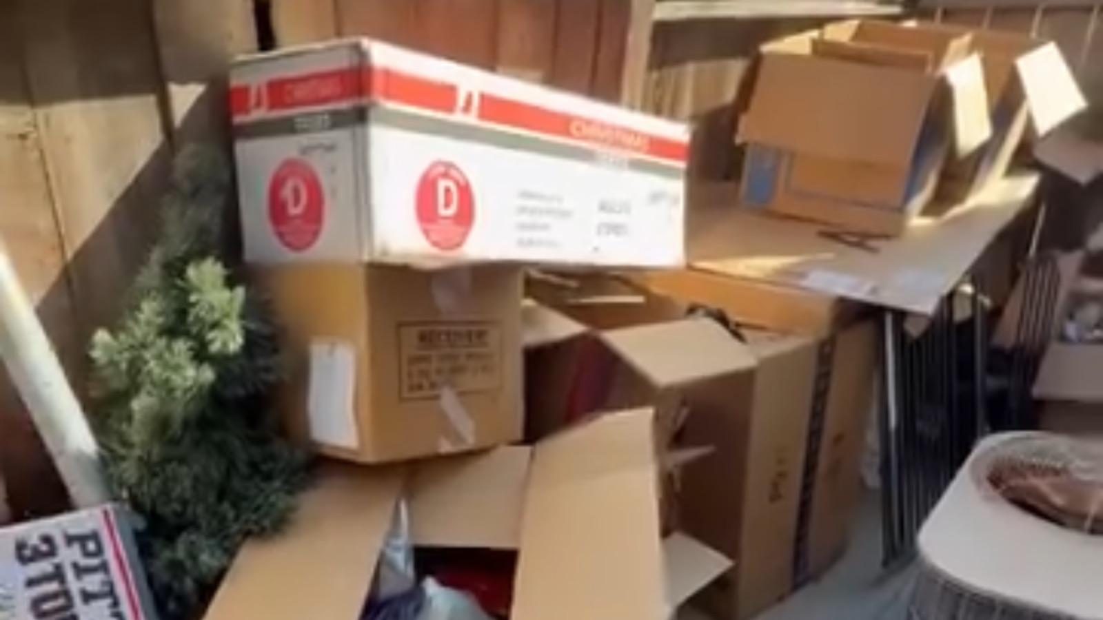 Cardboard removal in Newman, California