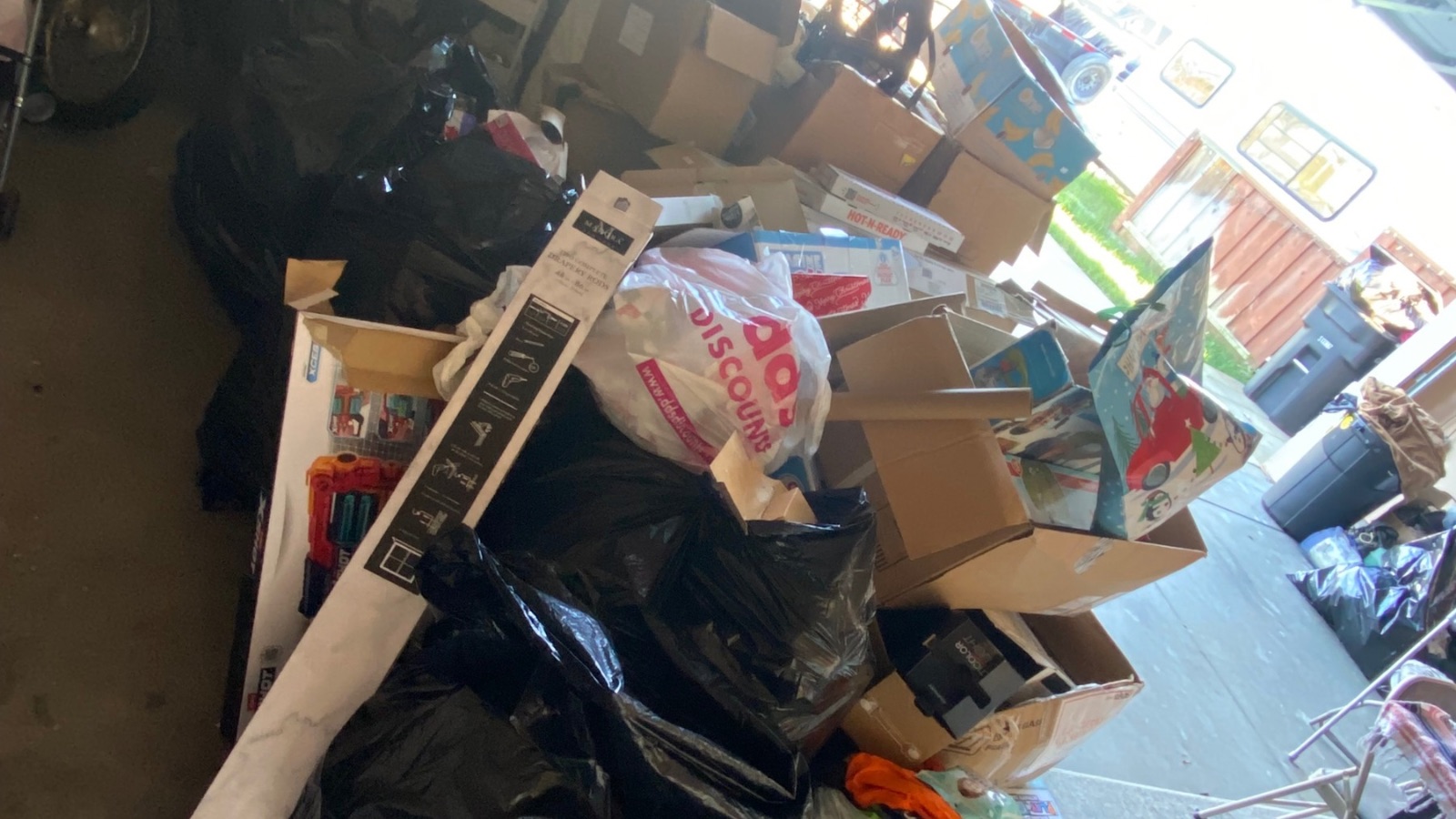 Spring cleanup in Newman, California
