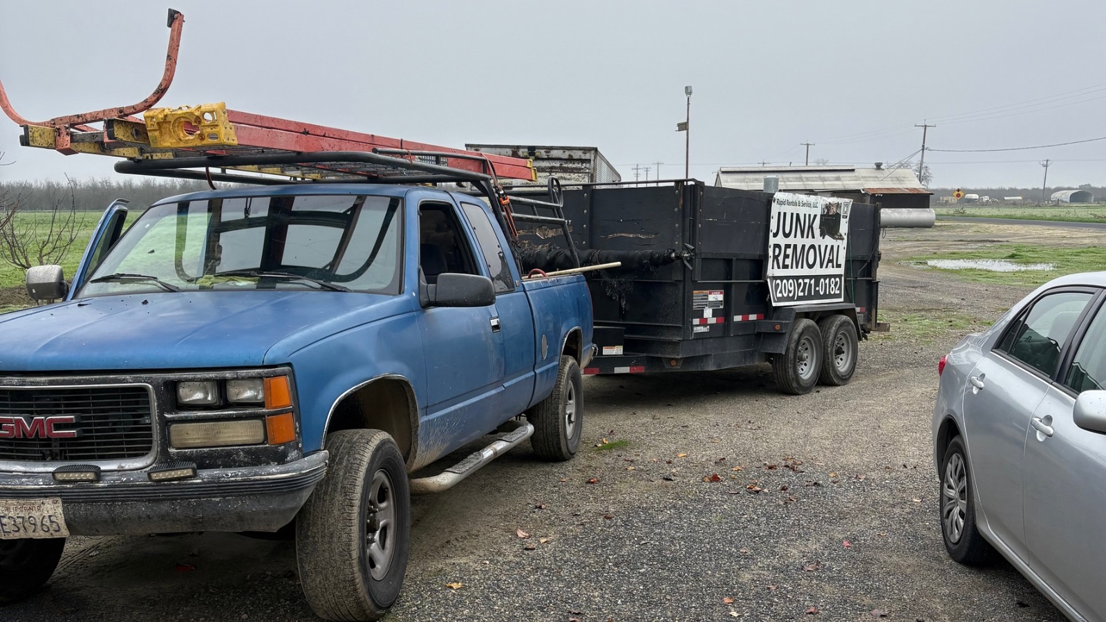 Spring cleanup in Newman, California