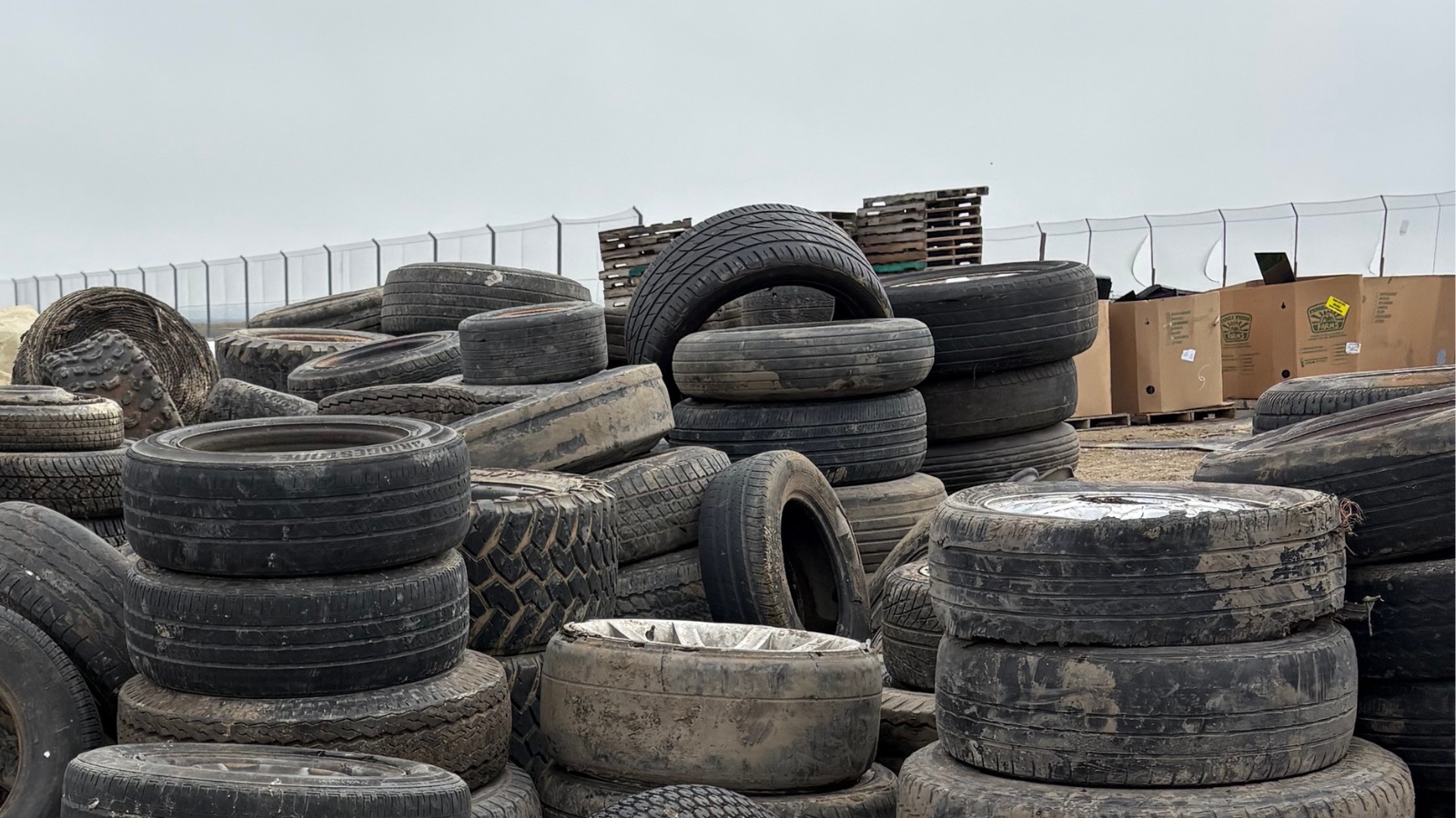 Tire disposal in Newman, California