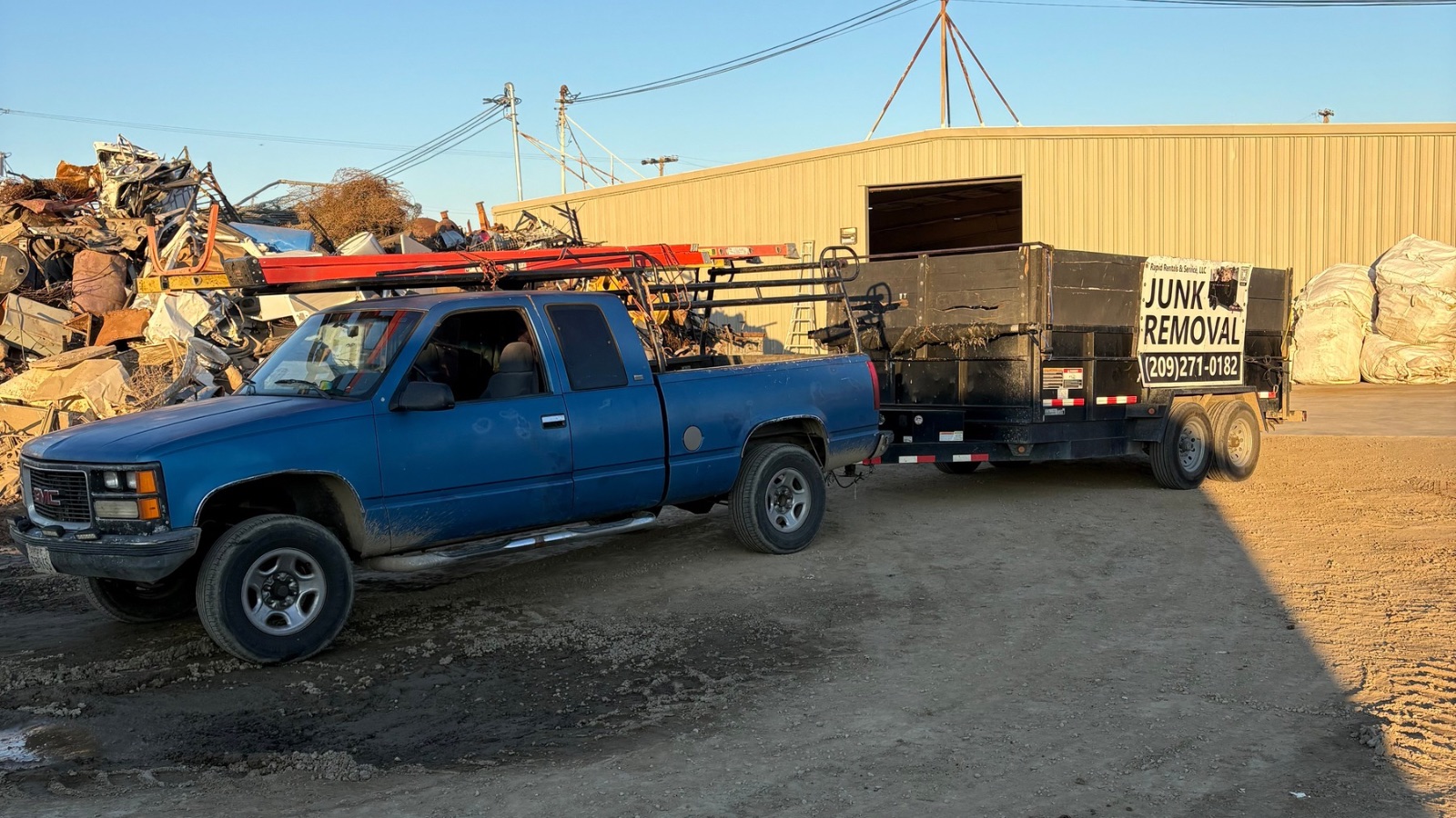 Junk removal in Hilmar, California