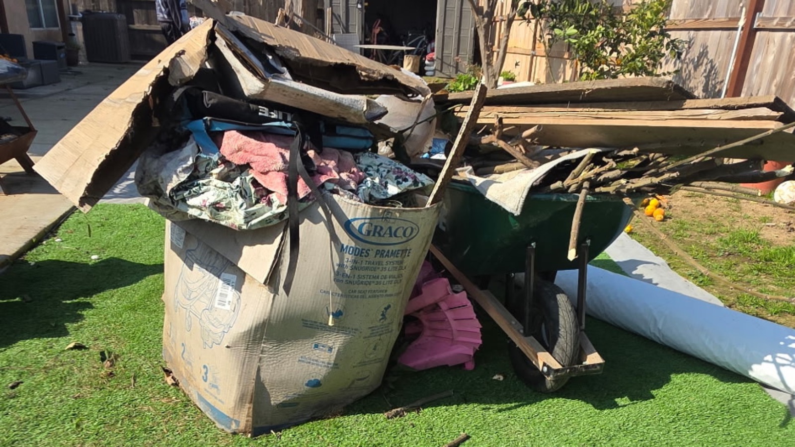 Backyard clean ups in Patterson California