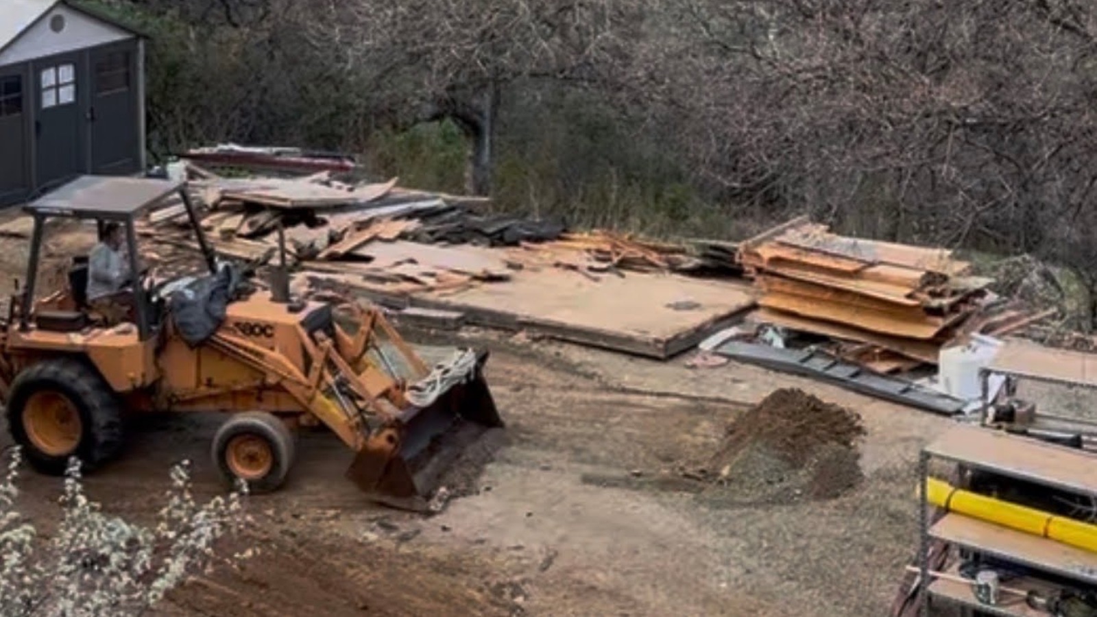 Debris removal in Patterson, California (2)