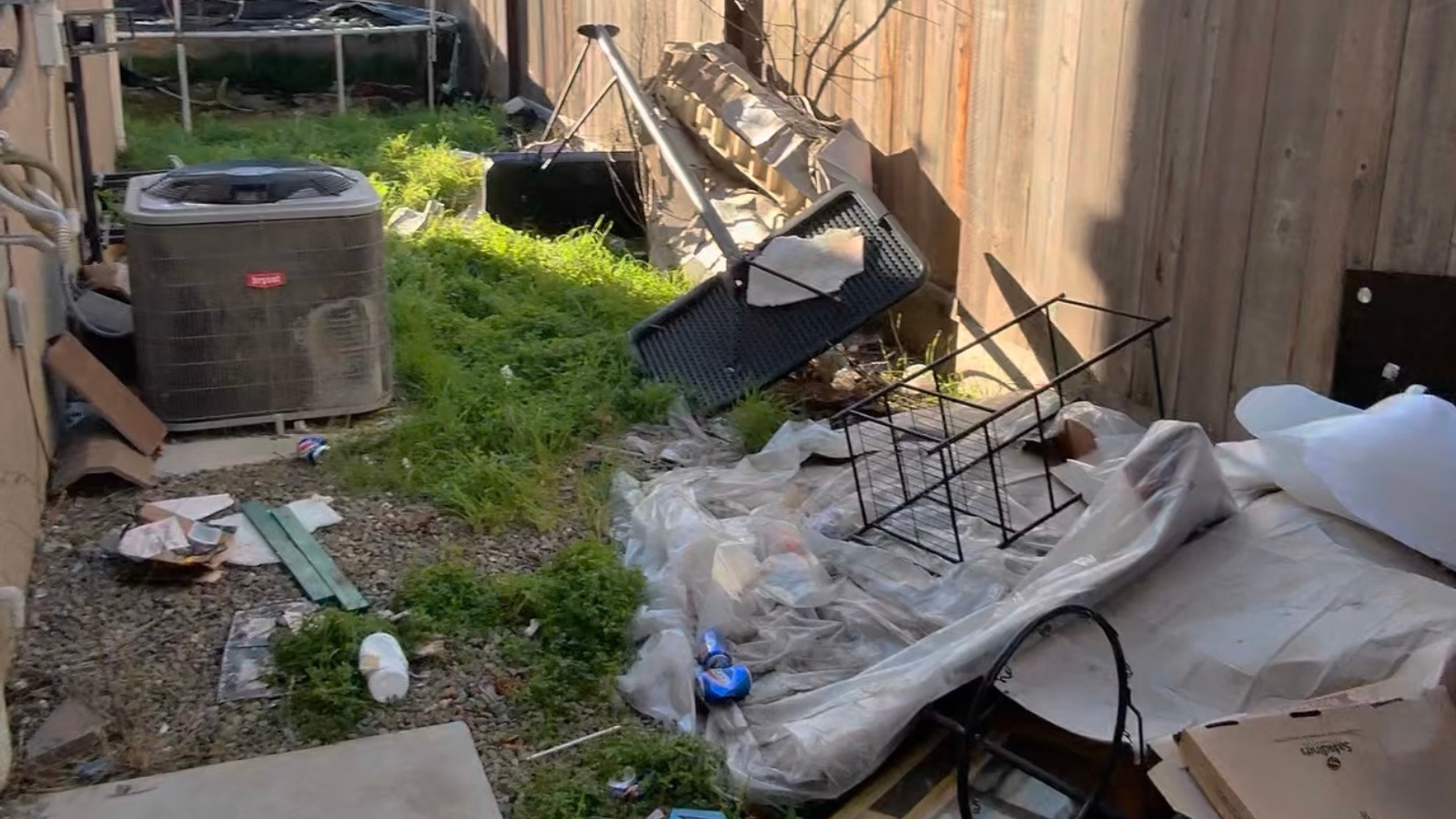Debris removal in Patterson, California