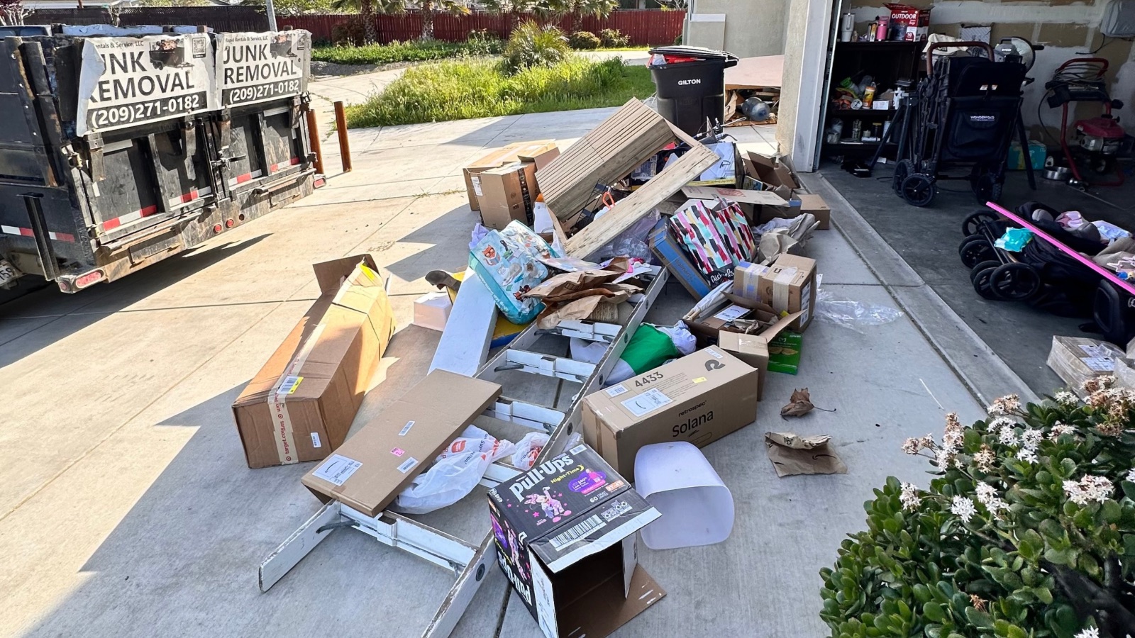 Hoarder cleanouts in Patterson California