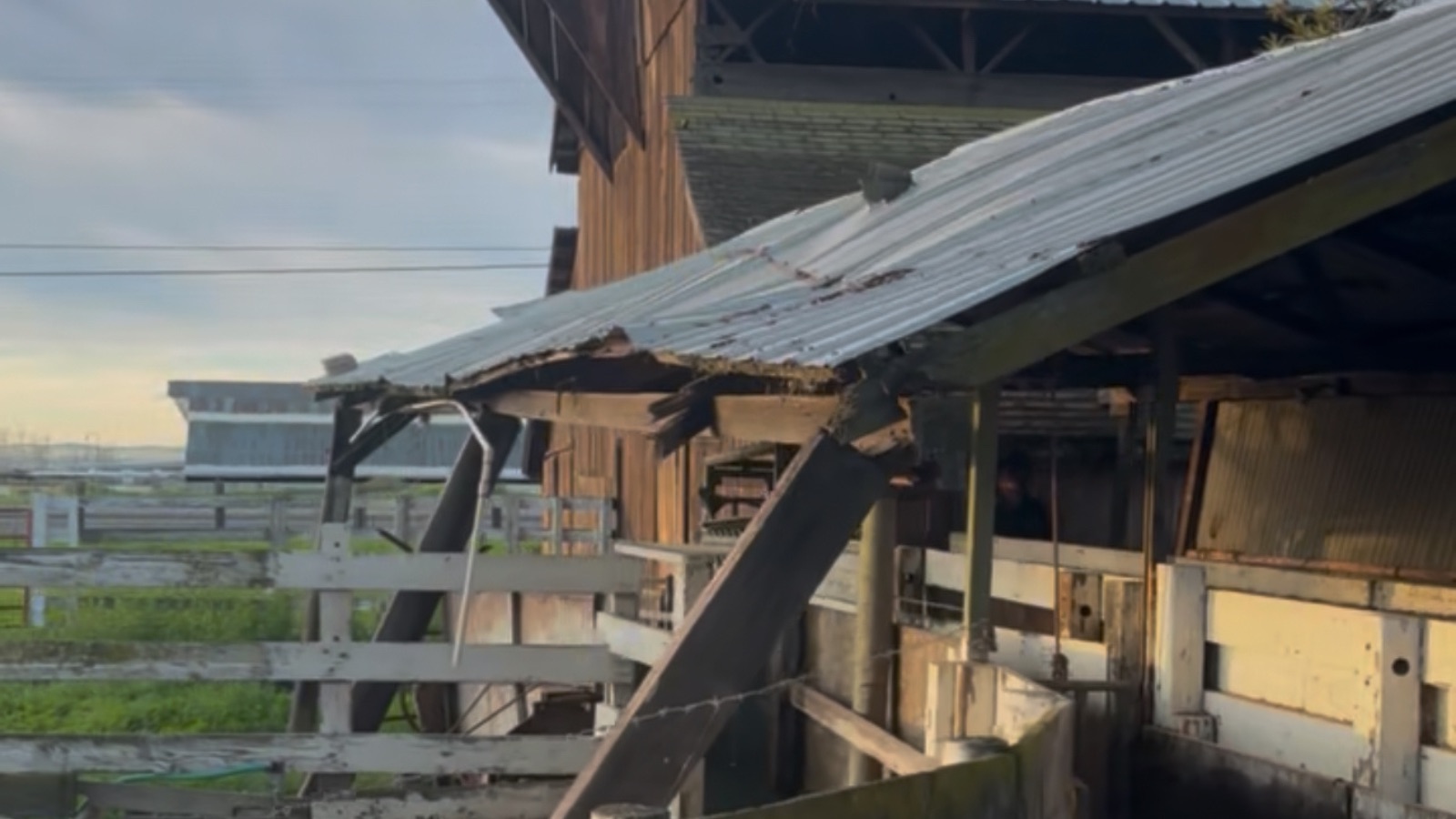 Light demolition in Patterson, California