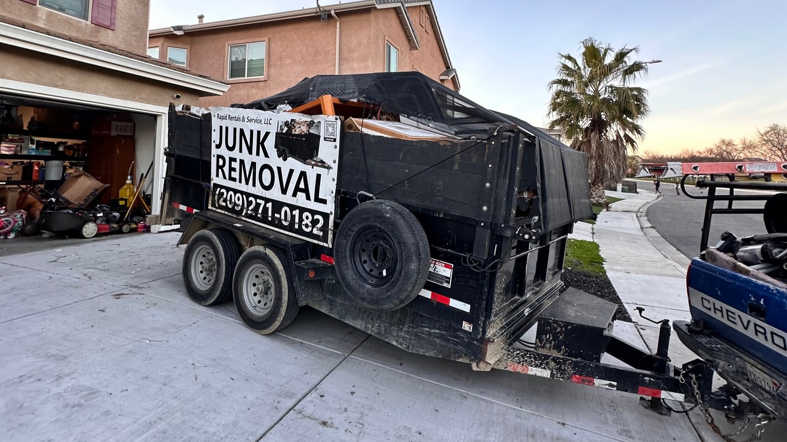 Light demolition in Patterson, California