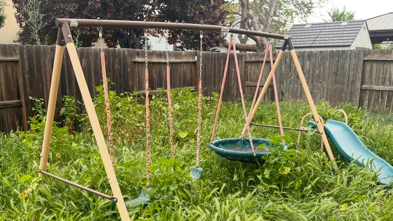 Playset removal in Newman, California